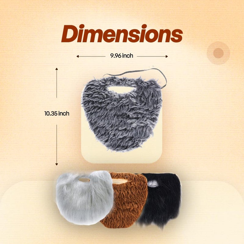 Tigerdoe Fake Beard for Adults Kids - Costume Accessories - Beard & Mustache - Fake Mustaches - Image 2